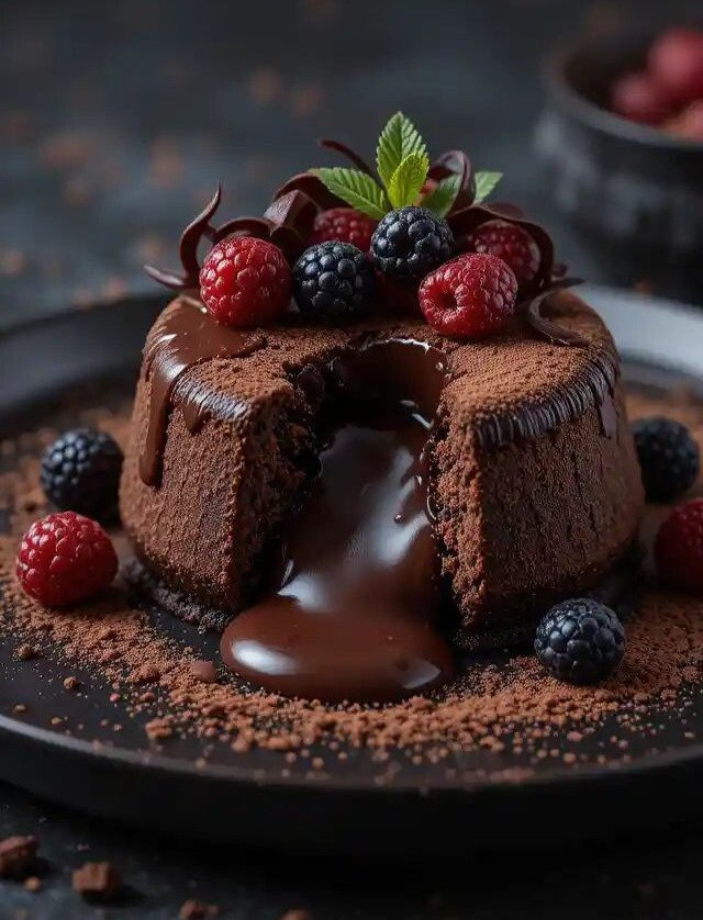 choco lava-mini cakes