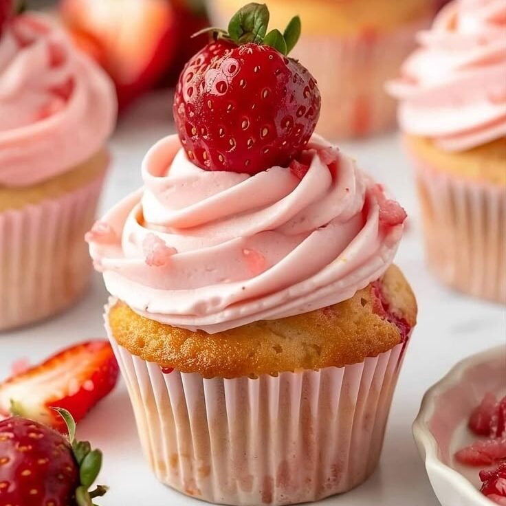 Best cakes in VENGARA-strawberry cupcake
