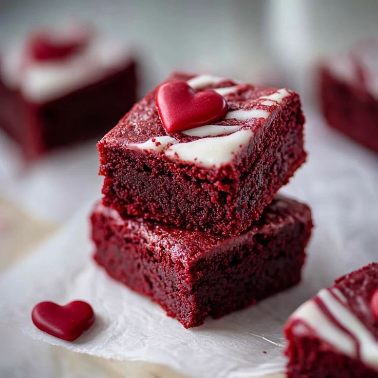 Best brownies in vengara-Red velvet brownie